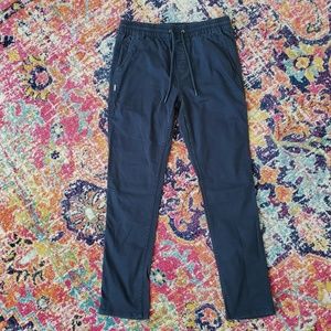 Fairplay navy blue slim leg pants mens 32